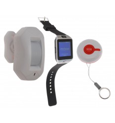 SOS Alert Watch & PIR System 8