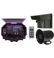 Long Range Wireless Driveway PIR Alarm with Outdoor Receiver & Loud Siren