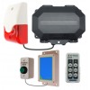 Wireless Commercial Doorbell with Siren & Strobe