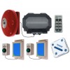 Twin Door Bell Wireless Commercial Bell with extra Chime Receiver
