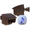 DA600 Wireless Garden & Driveway Alarm & 2 x Brown PIR's