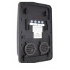Solar Powered Wireless Siren & Flashing Strobe Light & Remote Controls