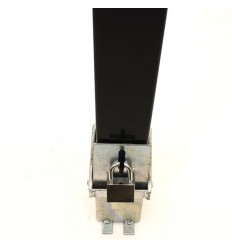 H/D Black 100P Removable Parking & Security Post