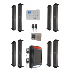 Complete 2B-100 Wireless Perimeter Alarm with 3G GSM Auto-Dialler & Solar Siren