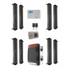 4 x 2B-100 Solar Wireless Perimeter Beams with 4G Auto-Dialler & Solar Siren Kit