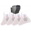 DA600+ Battery PIR & 4 x Wireless T Receivers (Driveway Alarm)