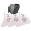 DA600+ Battery PIR & 3 x Wireless T Receivers (Driveway Alarm)