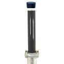 Black TP-200 Telescopic Security & Parking Post with Cap