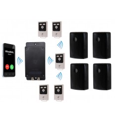 'The UltraDIAL' Battery Covert GSM Alarm with 4 x Outdoor PIR's