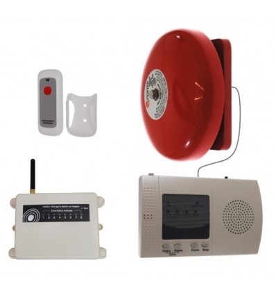 Extra Long Range (1800 metre) Wireless Warehouse 'S' Bell with Internal Push Button