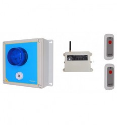 Extra long range 1800 metre wireless 'S' range panic DA600+ alarm with a portable panic button