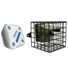 Protect 800 Driveway Alarm with a Protective Wire Cage & Multiple Lens Caps