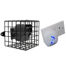 DA600 Battery PIR Driveway & garden Alarm with Protective Wire Cage 