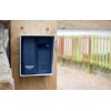 Black UltraCOM2 Wireless Intercom Black Caller Stn with Silver Hood