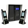UltraCOM3 - Two Apartment Wireless Intercom - Battery or DC - Black Caller Station & Silver Hood