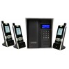 UltraCOM3 - Three Apartment Wireless Intercom - Battery or DC - Black Caller Station & Silver Hood