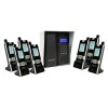 UltraCOM3 - Seven Apartment Wireless Intercom - Battery or DC - Black Caller Station & Silver Hood