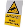 External A4 CCTV Warning Sign (German Language)