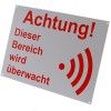 German A4 External Alarm Warning Sign