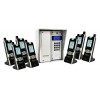 UltraCOM3 - Seven Apartment Wireless Intercom - Battery or DC - Silver Caller Station & Silver Hood