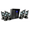 UltraCOM3 - Seven Apartment Wireless Intercom - Battery or DC - Black Caller Station & Black Hood