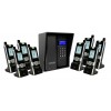 UltraCOM3 - Eight Apartment Wireless Intercom - Battery or DC - Black Caller Station & Black Hood