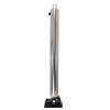 Stainless Steel 76 mm Diameter Fold Down Parking Post & Top Eyelet 