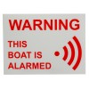 This Boat is Alarmed Window Sticker 