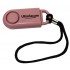 Pack of 10, Pink Personal Alarm & built in 120 Decibel Siren