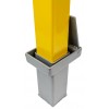 Removable Yellow Steel Security Bollard