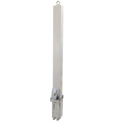 H/D White 100P Removable Parking & Security Post