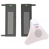 Solar Infrared Beam Sensors (1B-60) – Wireless Driveway Alert with Plug-in Chime Receiver TR 600m (DA600+)
