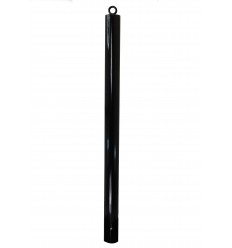 Slight Second Black Spigot 76 mm Diameter Static Bollard (001-2940)