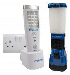 Mains Plug in Power Failure LED Torch