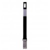 H/D Black 100P Removable Security Post with White Reflective Stickers (001-0475 K/D, 001-0485 K/A)