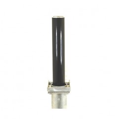 Black TP-200 Telescopic Security & Parking Post with Cap