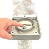 Lock Location, on the Stainless Steel TP-200 Telescopic Security & Parking Post.