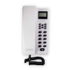 Additional Handset for the White Indoor Wireless Room to Room Intercom with Digital Screen & Hands Free Option