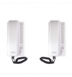 Two Room White Indoor Wireless 1 - 99 Rooms Intercom