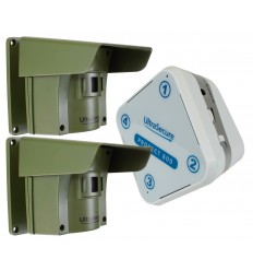 Protect 800 Driveway Alert System - 2 x PIR's with New Multiple Lens Caps