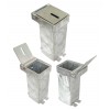 H/D Yellow 100P-K Removable Security Post & No Parking Logo (001-0282 K/D, 001-0272 K/A)