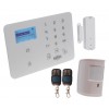 Wireless GSM Flat Alarm – 4G Control Panel with 1 Pet Friendly PIR, 1 Door/Window Sensor & 2 Remotes (KP)