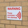 A4 External Alarm Warning Sign