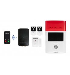 UltraDIAL Battery Covert 4G Alarm with 1 x Magnetic Contact & Outdoor Wireless Siren