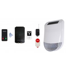 Outdoor Solar Siren 4G Panic Alarm 