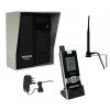 Wireless 600 metre Gate & Door Intercom (UltraCom2 No keypad) Black - Silver Hood - External Aerial - Power Supply