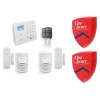 KP9 4G GSM Alarm Kit E with 2 x Dummy Alarm Boxes