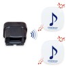 Wireless Entry Alert Chime – PIR Detector (Vertical or Horizontal) with 2 Plug-in Receivers (DA600+)