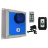 800 metre Wireless Panic Alarm or Commercial Doorbell with Siren & Strobe (Black Button)