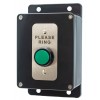 High-Resistance Wireless Button, 800m / GREY Enclosure, Embossed 'Please Ring'  (PROTECT 800 Range)